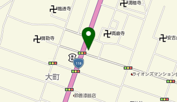 餃子の雪松 会津若松店の地図画像