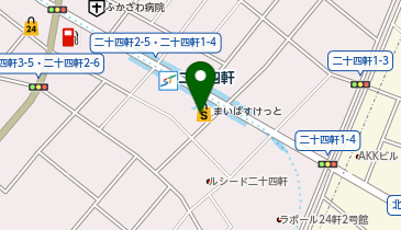 ワッツウィズ 二十四軒1条5丁目まいばすけっと店の地図画像