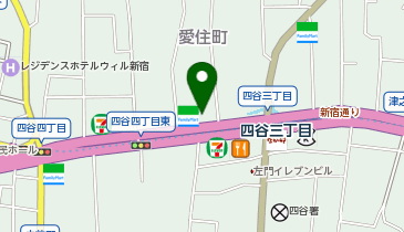KINOSHITA GAIEN EAST STREETT(キノシタ ガイエン イースト ストリート) 四谷三丁目店の地図画像