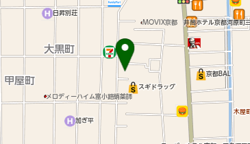 しろたんフレンズパーク&PET PARADISE(ペットパラダイス) 新京極店の地図画像