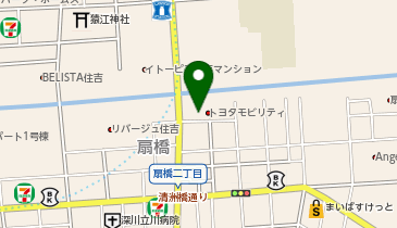 トヨタ モビリティ東京 江東店の地図画像