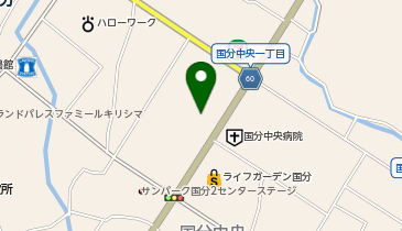 ガッツレンタカー 国分店の地図画像