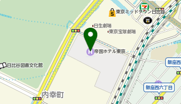 日比谷花壇 帝国ホテルアーケード店の地図画像