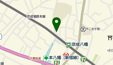 京成八幡駅前整骨院の地図画像