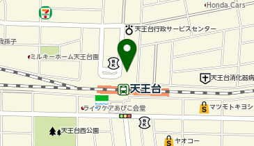 天王台北口整骨院の地図画像