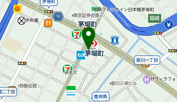 茅場町駅前整骨院の地図画像