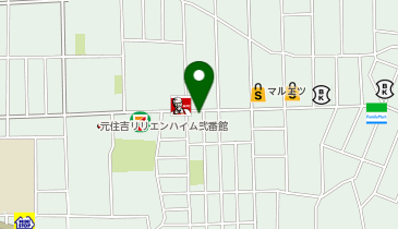 元住吉ブレーメン通り接骨院の地図画像