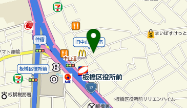 伝説のすた丼屋 板橋区役所前店の地図画像