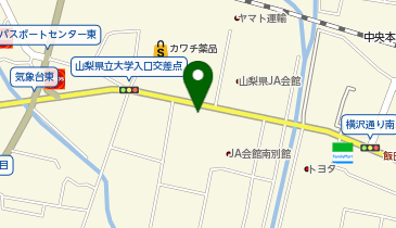 焼肉きんぐ 甲府飯田店の地図画像