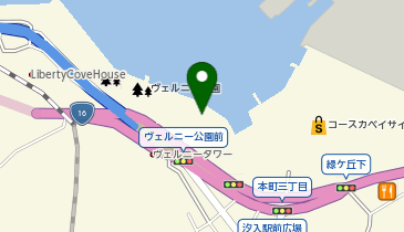 よこすか近代遺産ミュージアム ティボディエ邸の地図画像