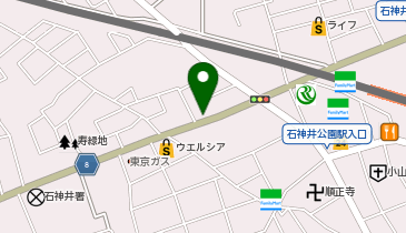 極真会館 東京城北支部 石神井道場の地図画像