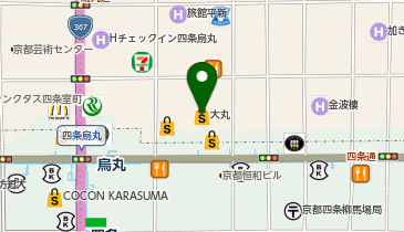 COCOSHNIK(ココシュニック) 大丸京都店の地図画像