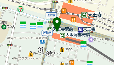 COCOSHNIK(ココシュニック) あべのハルカス近鉄本店の地図画像