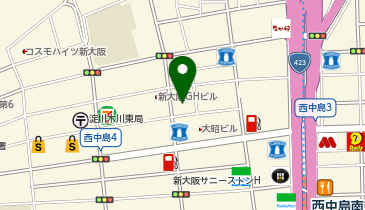 メガ盛りマンモス弁当 西中島南方店の地図画像