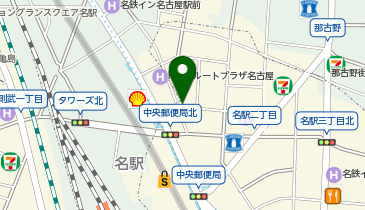 餃子の丸い 名古屋駅店の地図画像