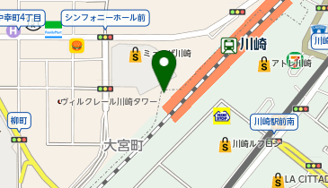 日乃屋カレー JR川崎タワー店の地図画像