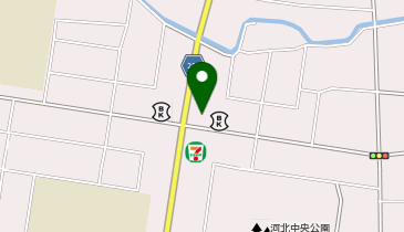 餃子の新城 河北店の地図画像