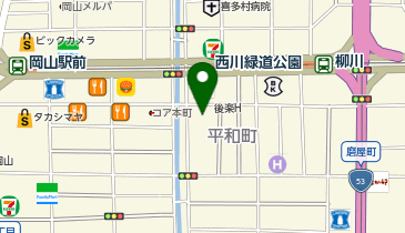 レストラン 巴の地図画像