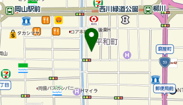チーズサムギョプサル&ロングユッケ寿司 MoiM(モイム) 岡山店の地図画像