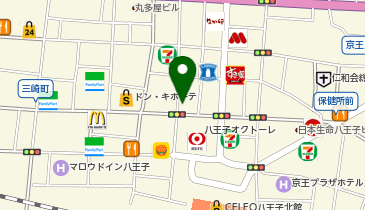韓国料理ポポテジ 八王子店の地図画像