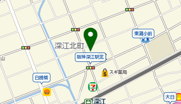 薬マツモトキヨシ コープこうべ深江店の地図画像