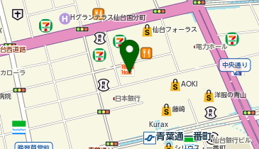 Charlotte(シャルロット) 仙台店の地図画像