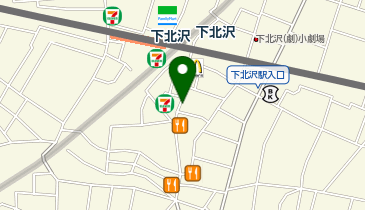 ジャンクワールド 下北沢店の地図画像