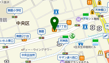 ゴールドショップ三菱 福岡店の地図画像