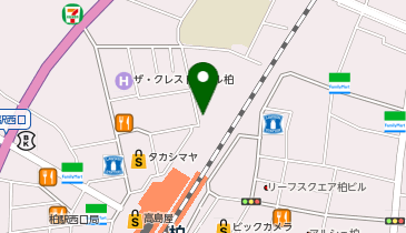 資格の大原 柏校の地図画像