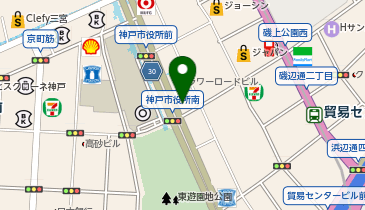 資格の大原 神戸校の地図画像