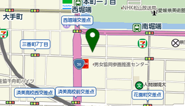 資格の大原 愛媛校の地図画像