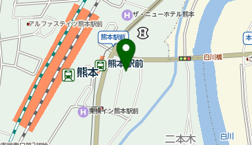 資格の大原 熊本校の地図画像