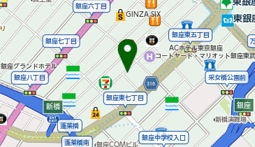 資格スクール大栄 銀座校の地図画像