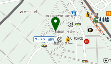 資格スクール大栄 川越校の地図画像