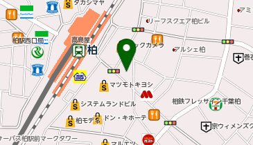 資格スクール大栄 柏駅前校の地図画像