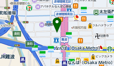 資格スクール大栄 なんば校の地図画像