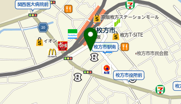 資格スクール大栄 枚方校の地図画像