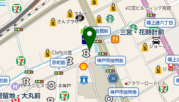 NOVA(ノバ) 三宮校の地図画像