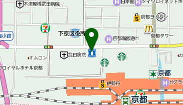 パソコン教室アビバ 京都駅前校の地図画像