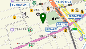 パソコン教室アビバ 天神校の地図画像