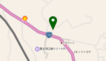おたからや 河口湖店の地図画像