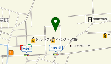 まる花の地図画像