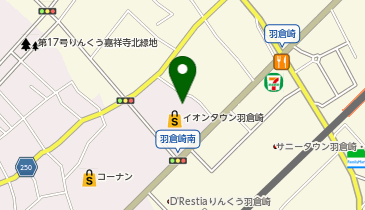 ヘアカラー専門店スマートカラーKirei(キレイ) イオンタウン羽倉崎店の地図画像