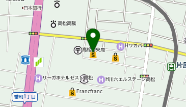 Reflect(リフレクト) 高松三越店の地図画像