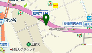 麹町KSスクエア」(千代田区-オフィスビル-〒102-0083)の地図