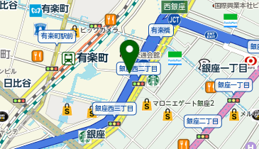 喜光 GINZA INZ店の地図画像