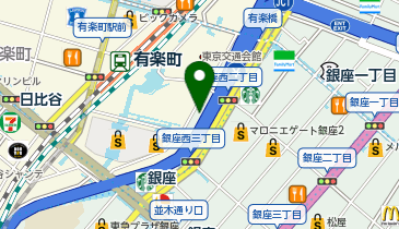 デビュー ヘアー GINZA INZ店の地図画像