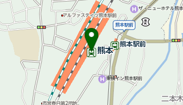 時計倶楽部 アミュプラザくまもと店の地図画像