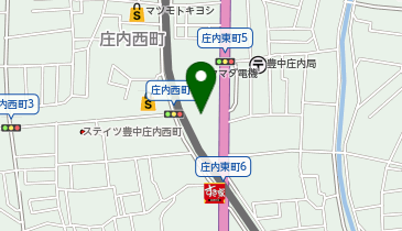 餃子の雪松 大阪豊中店の地図画像