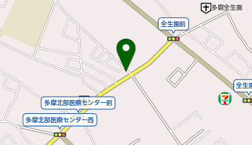 日本共産党北多摩北部地区委員会の地図画像